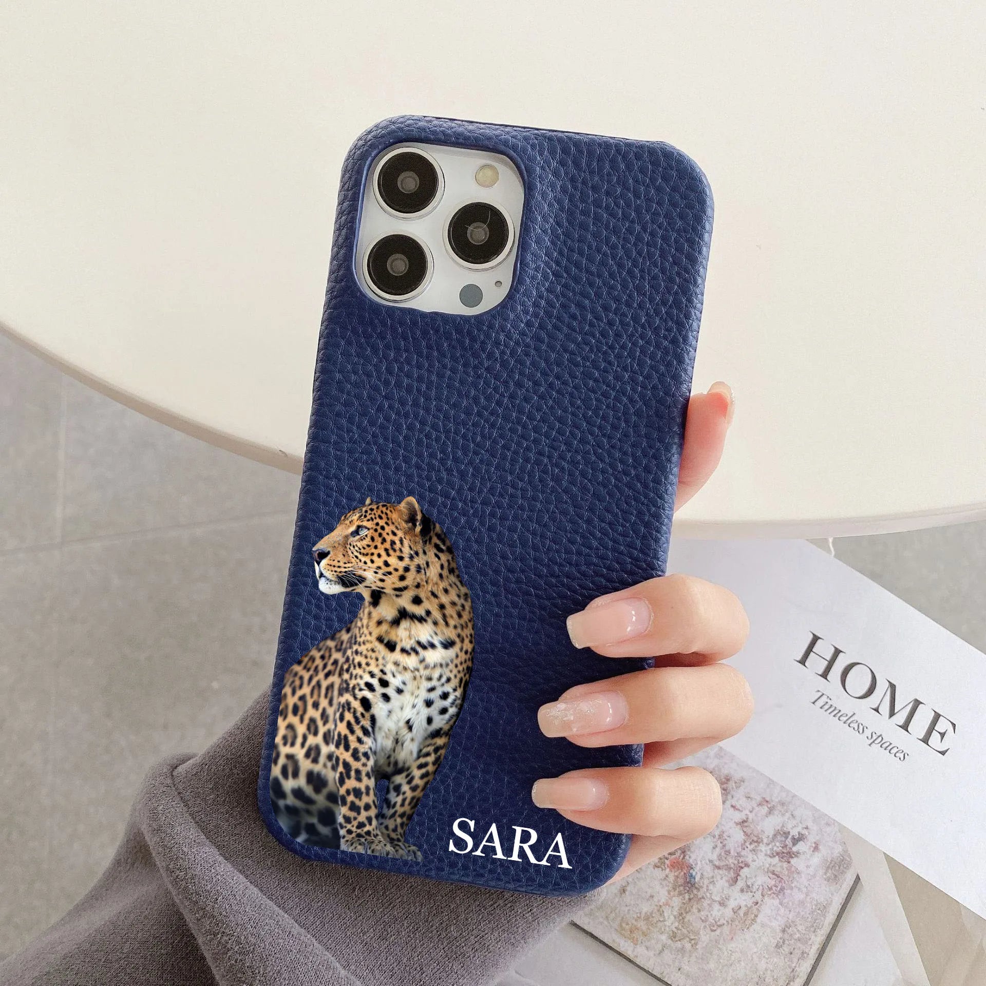 The Fighter Leopard Personalised iPhone Case