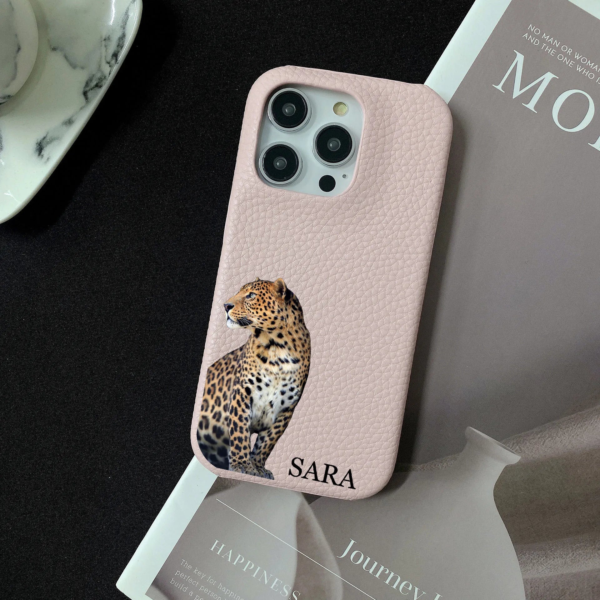 The Fighter Leopard Personalised iPhone Case
