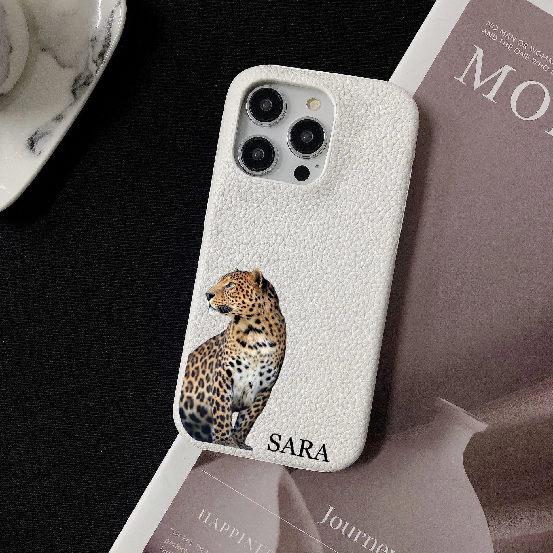 The Fighter Leopard Personalised iPhone Case